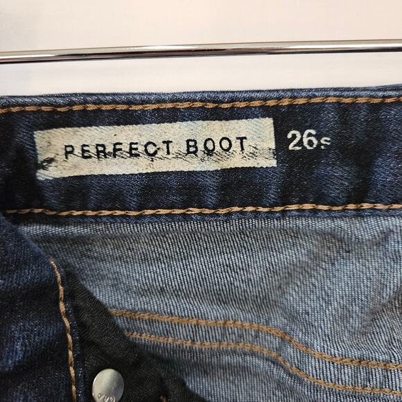 Gap 1969 Women's Jeans The Perfect Boot Blue 26s - Picture 4 of 11